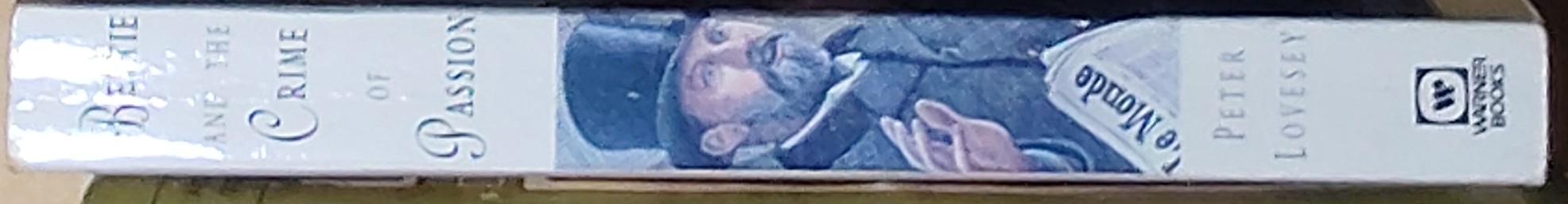 Peter Lovesey  BERTIE AND THE CRIME OF PASSION spine of book image