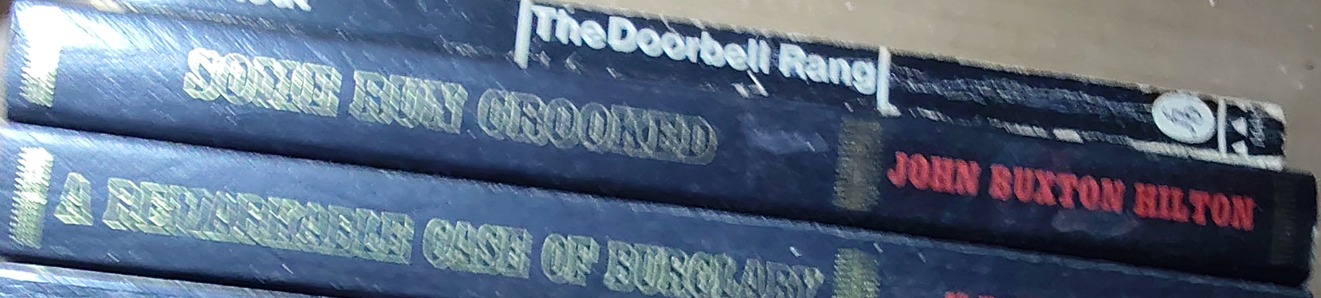 John Buxton Hilton  SOME RUN CROOKED spine of book image