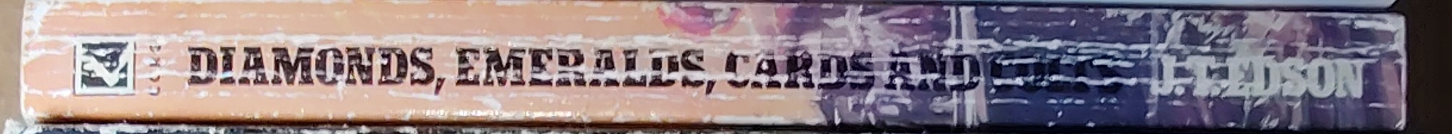 J.T. Edson  DIAMONDS, EMERALDS, CARDS AND COLTS spine of book image