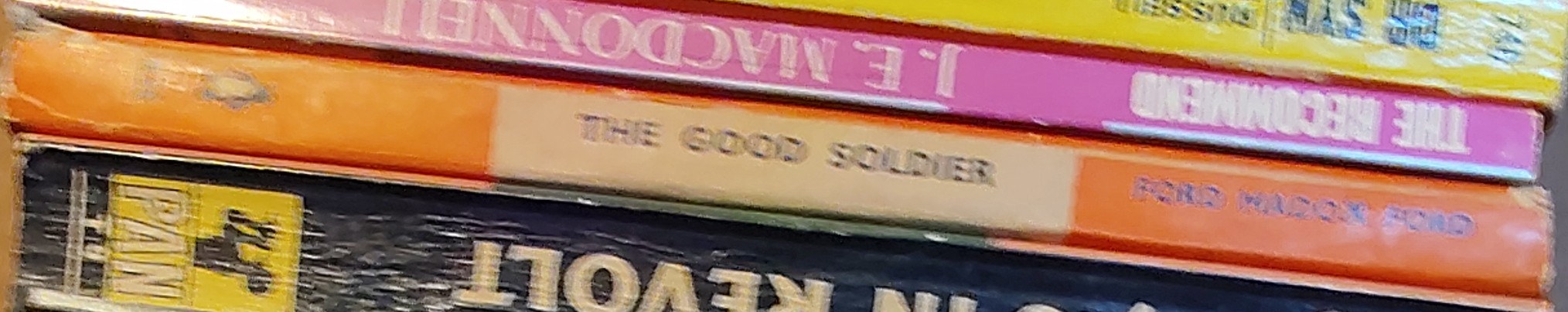 Ford Madox Ford  THE GOOD SOLDIER spine of book image