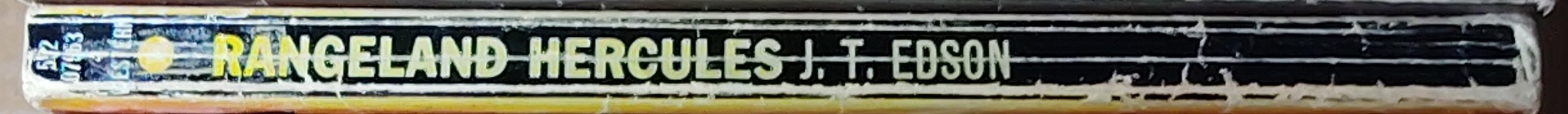 J.T. Edson  RANGELAND HERCULES spine of book image