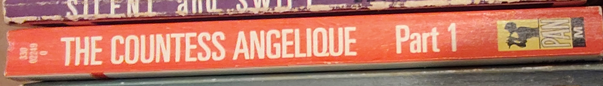 Sergeanne Golon  THE COUNTESS ANGELIQUE Part 1. IN THE LAND OF THE REDSKINS spine of book image