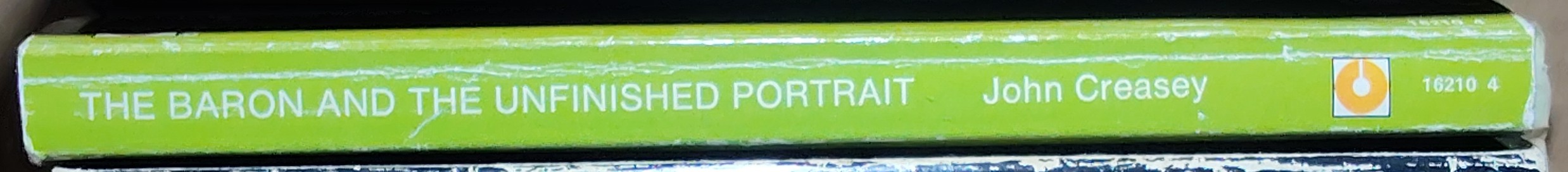 Anthony Morton  THE BARON AND THE UNFINISHED PORTRAIT spine of book image