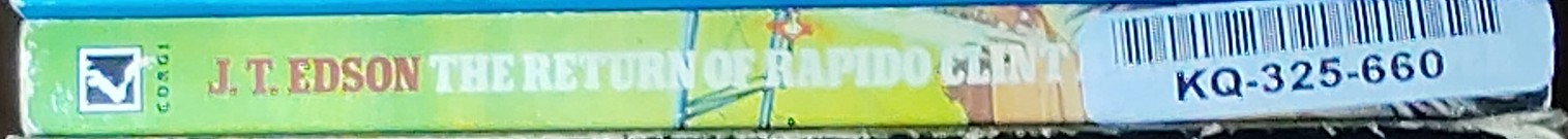 J.T. Edson  THE RETURN OF RAPIDO CLINT AND MR.J.G.REEDER spine of book image
