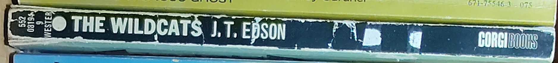 J.T. Edson  THE WILDCATS spine of book image