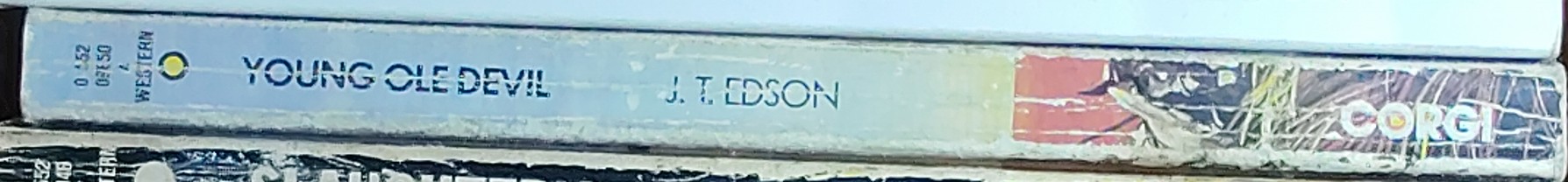 J.T. Edson  YOUNG OLE DEVIL spine of book image