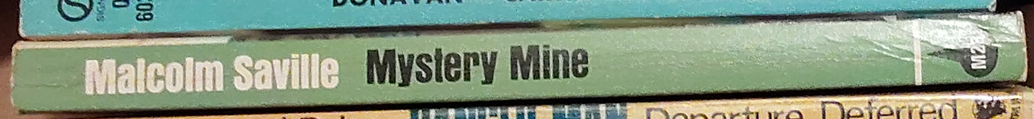 Malcolm Saville  MYSTERY MINE spine of book image