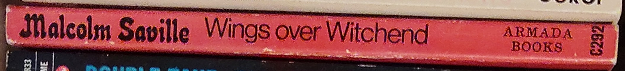Malcolm Saville  WINGS OVER WITCHEND spine of book image