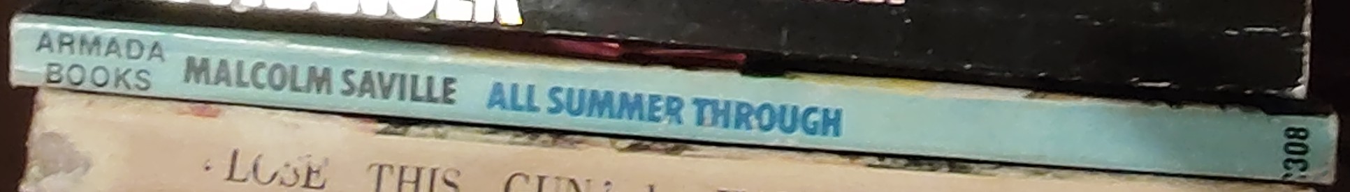 Malcolm Saville  ALL SUMMER THROUGH spine of book image