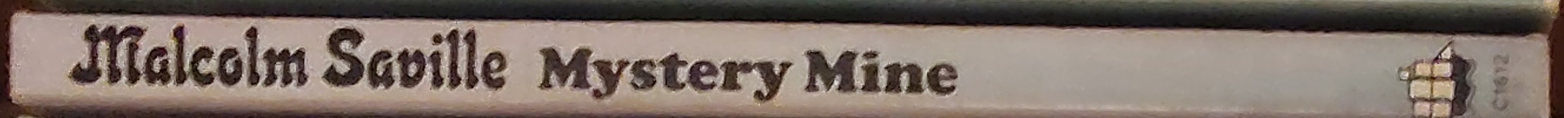 Malcolm Saville  MYSTERY MINE spine of book image