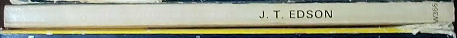 J.T. Edson  THE TROUBLE BUSTERS spine of book image