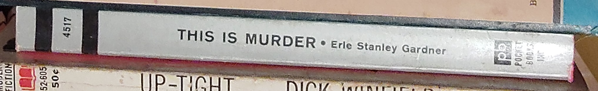 Erle Stanley Gardner  THIS IS MURDER spine of book image