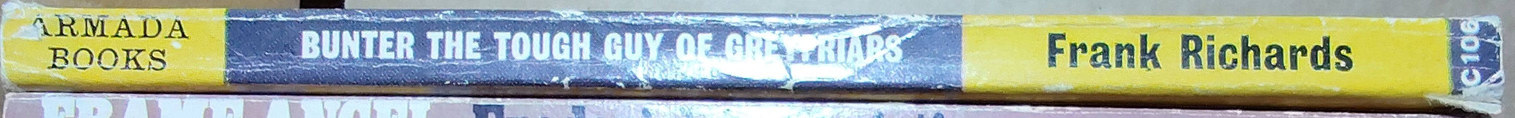 Frank Richards  BUNTER THE TOUGH GUY OF GREYFRIARS spine of book image