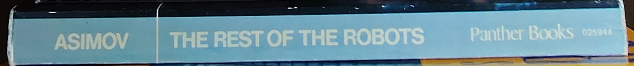 Isaac Asimov  THE REST OF THE ROBOTS spine of book image