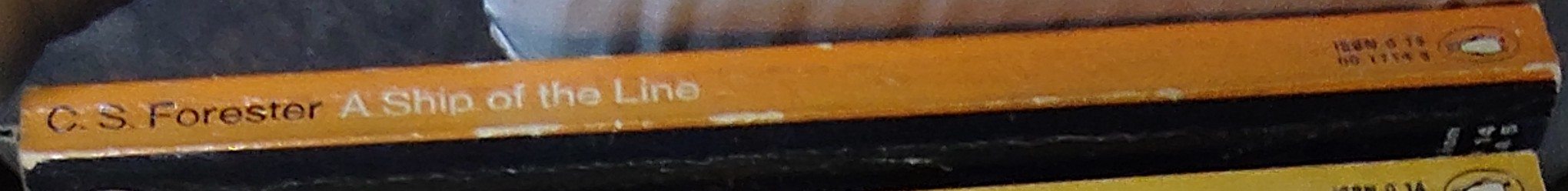 C.S. Forester  A SHIP OF THE LINE spine of book image