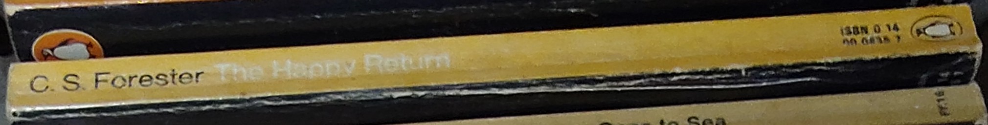 C.S. Forester  THE HAPPY RETURN spine of book image