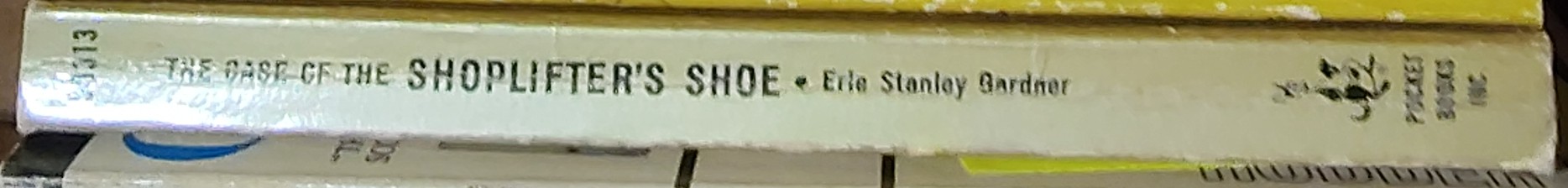 Erle Stanley Gardner  THE CASE OF THE SHOPLIFTER'S SHOE spine of book image
