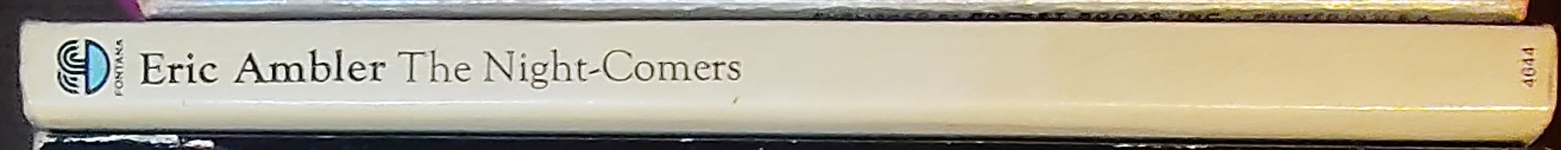 Eric Ambler  THE NIGHT-COMERS spine of book image