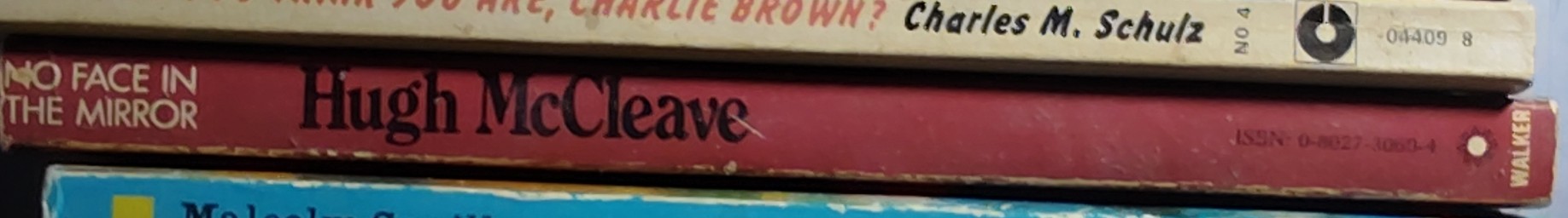 Hugh McCleave  NO FACE IN THE MIRROR spine of book image