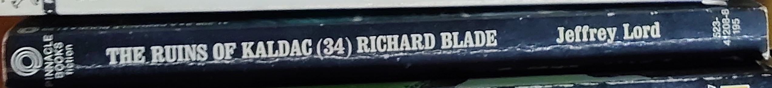 Jeffrey Lord  BLADE 34: THE RUINS OF KALDAC spine of book image