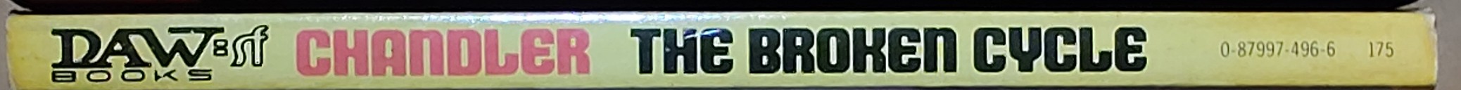 A.Bertram Chandler  THE BROKEN CYCLE spine of book image