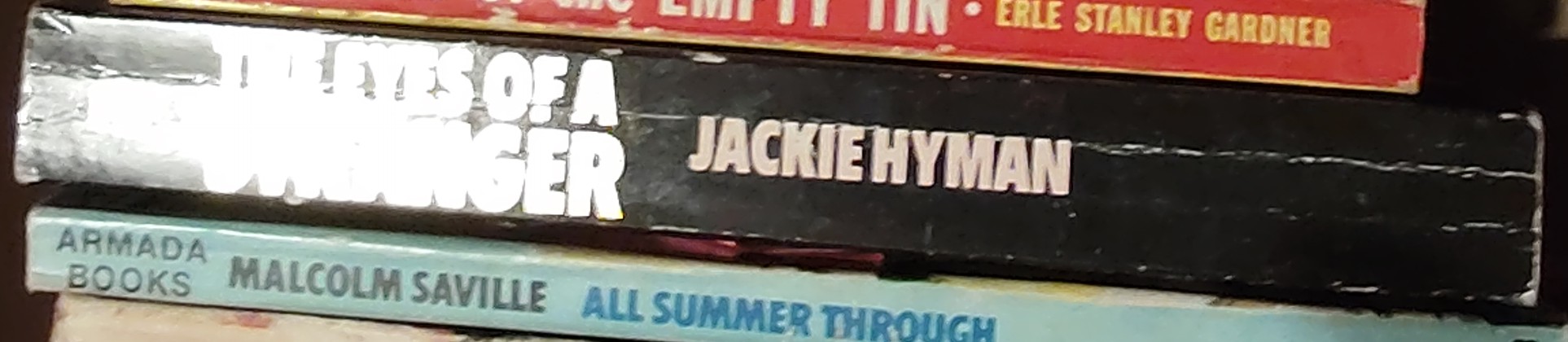 Jackie Hyman  THE EYES OF A STRANGER spine of book image