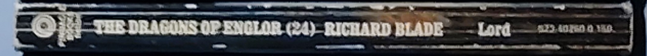 Jeffrey Lord  BLADE 24: THE DRAGONS OF ENGLOR spine of book image