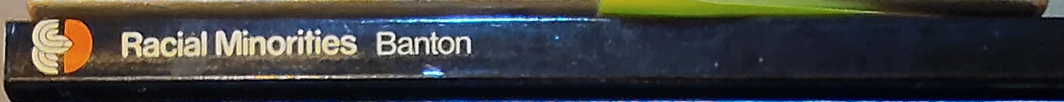 Michael Banton  RACIAL MINORITIES spine of book image