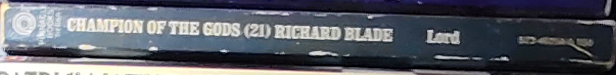 Jeffrey Lord  BLADE 21: CHAMPION OF THE GODS spine of book image