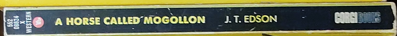 J.T. Edson  A HORSE CALLED MOGOLLON spine of book image