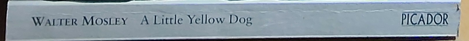 Walter Mosley  A LITTLE YELLOW DOG spine of book image