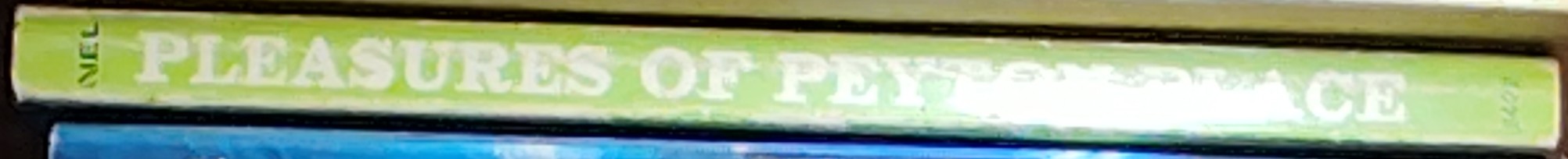 Roger Fuller  PLEASURES OF PEYTON PLACE spine of book image