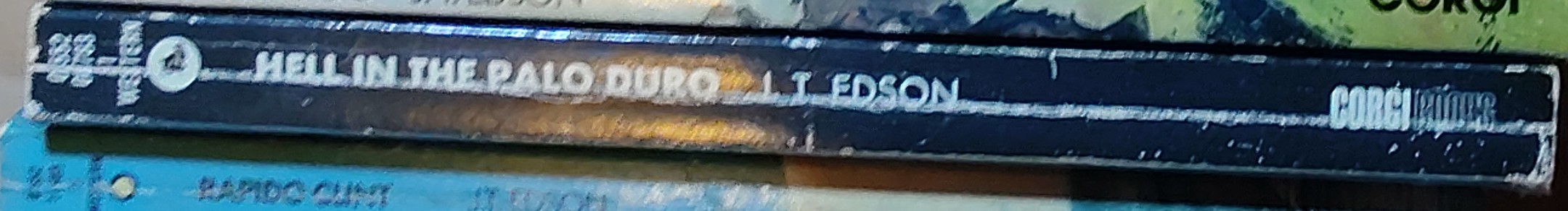 J.T. Edson  HELL IN THE PALO DURO spine of book image