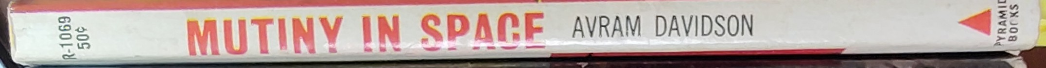 Avram Davidson  MUTINY IN SPACE spine of book image