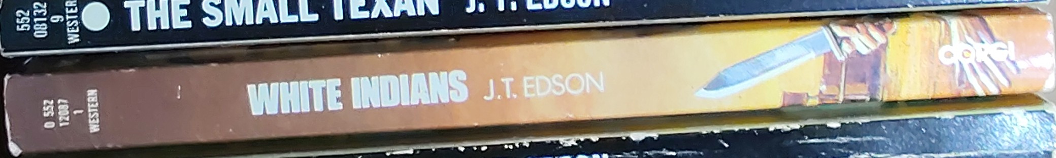 J.T. Edson  WHITE INDIANS spine of book image