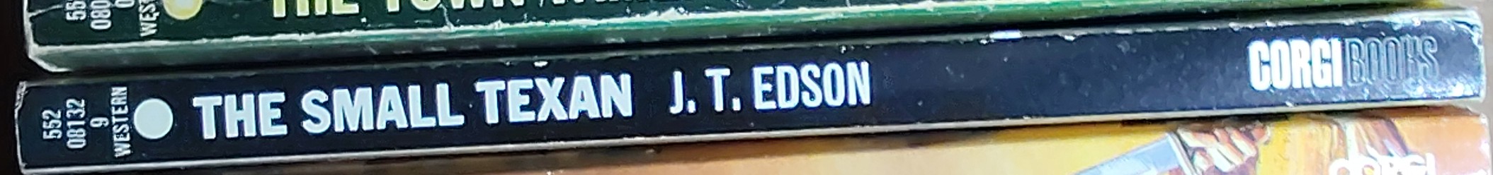 J.T. Edson  THE SMALL TEXAN spine of book image