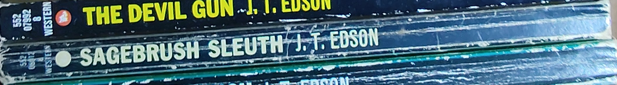J.T. Edson  SAGEBRUSH SLEUTH spine of book image