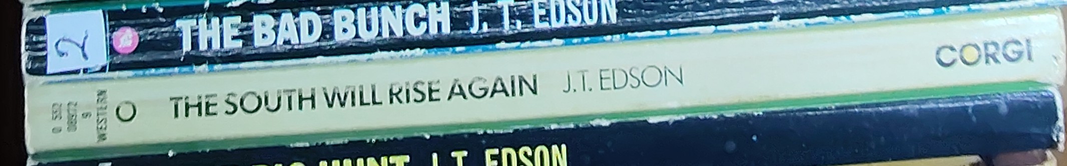 J.T. Edson  THE SOUTH WILL RISE AGAIN spine of book image
