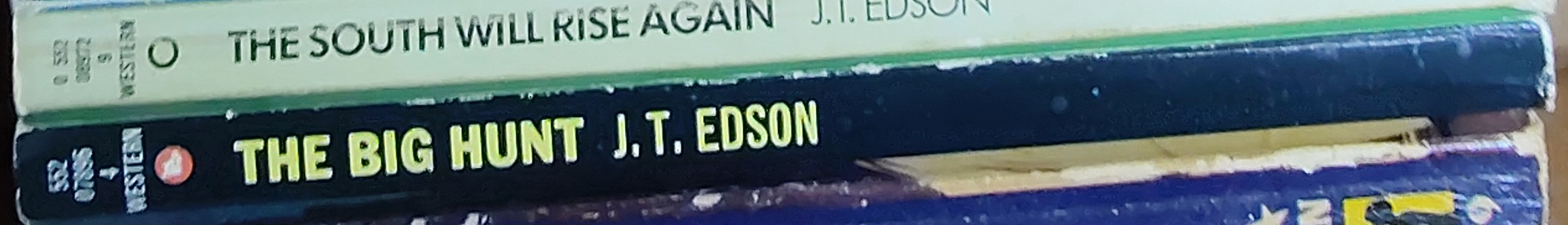 J.T. Edson  THE BIG HUNT spine of book image