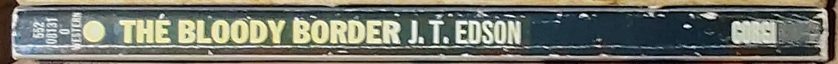 J.T. Edson  THE BLOODY BORDER spine of book image