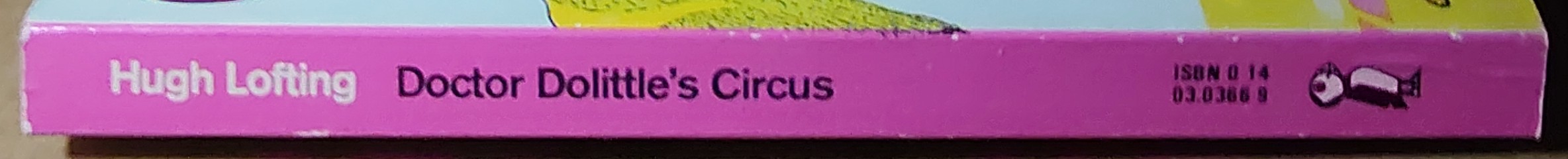 Hugh Lofting  DOCTOR DOLITTLE'S CIRCUS spine of book image