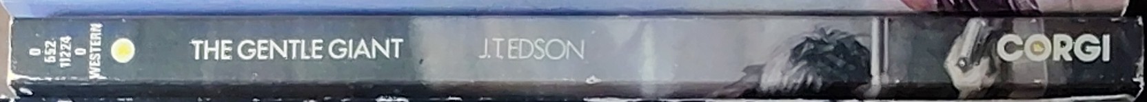 J.T. Edson  THE GENTLE GIANT spine of book image