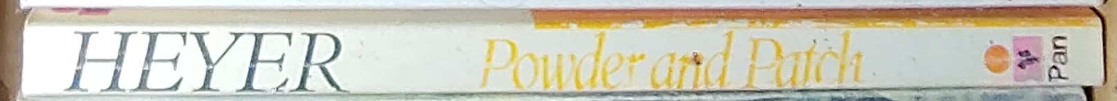Georgette Heyer  POWDER AND PATCH spine of book image