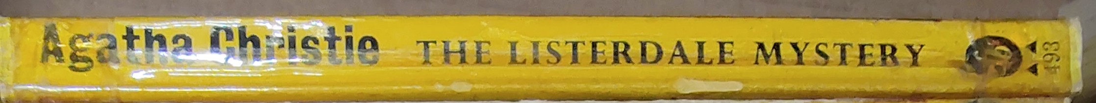 Agatha Christie  THE LISTERDALE MYSTERY spine of book image