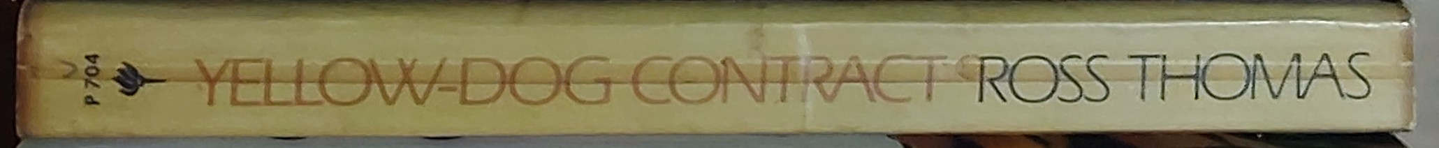 Ross Thomas  YELLOW-DOG CONTRACT spine of book image