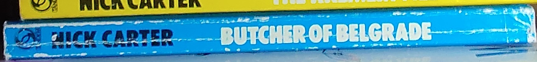 Nick Carter  BUTCHER OF BELGRADE spine of book image