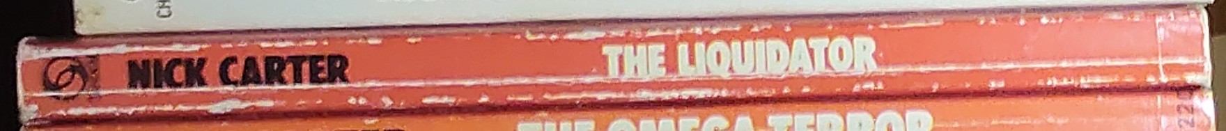 Nick Carter  THE LIQUIDATOR spine of book image