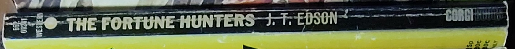 J.T. Edson  THE FORTUNE HUNTERS spine of book image