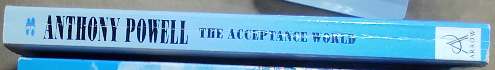 Anthony Powell  THE ACCEPTANCE WORLD spine of book image
