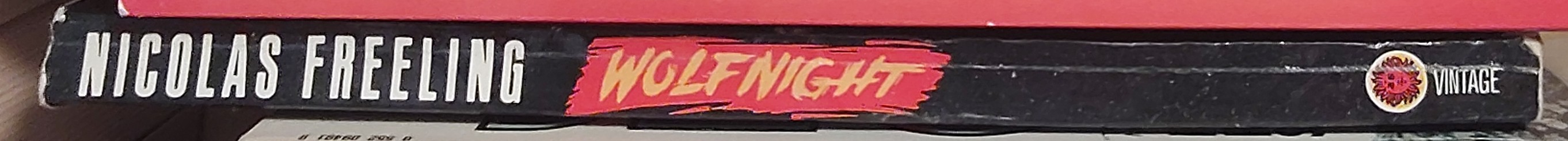 Nicolas Freeling  WOLFNIGHT spine of book image